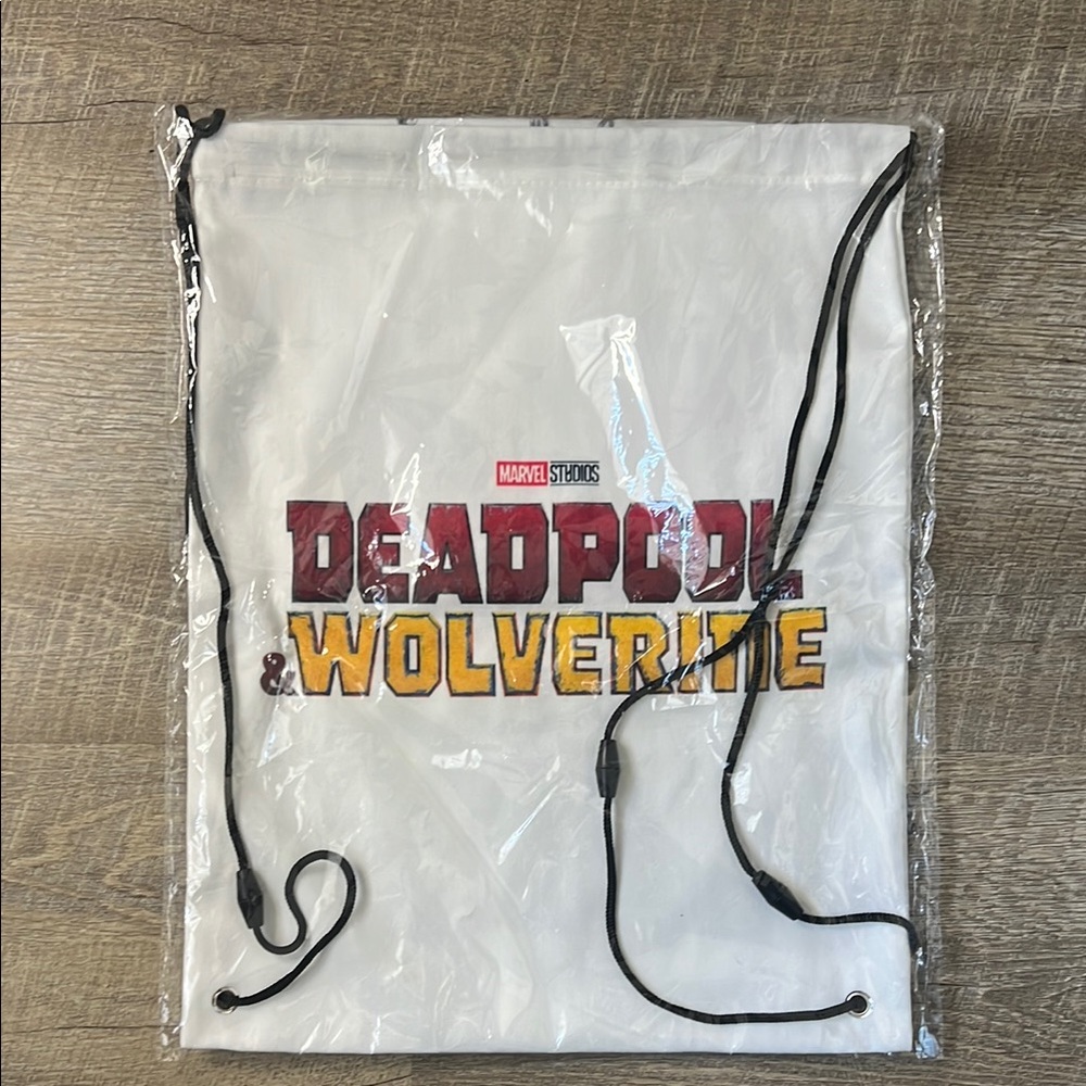 Deadpool & Wolverine Best Friends Drawstring Backpack Bag Marvel Studios